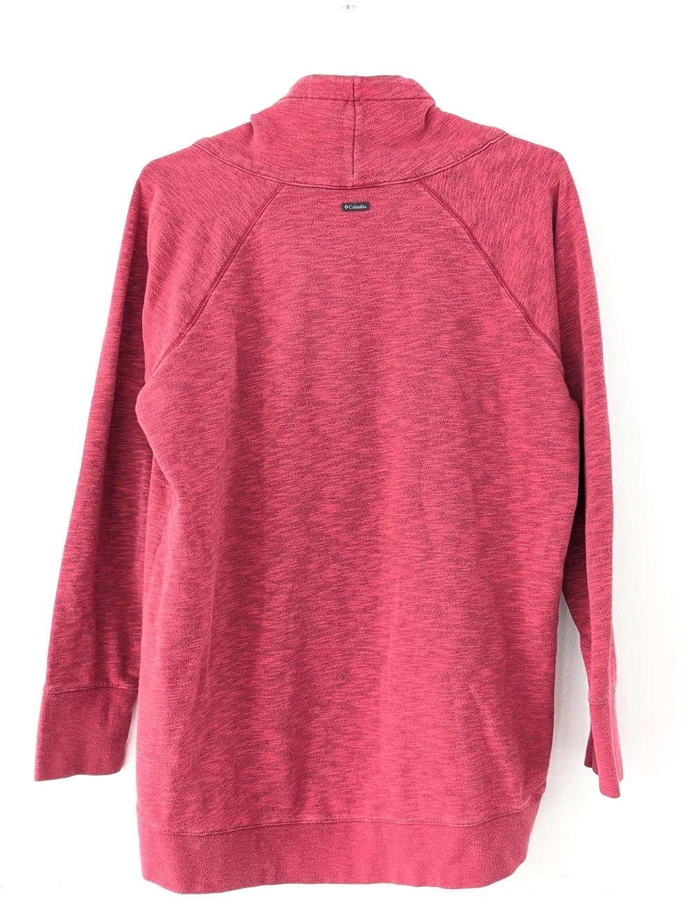 Columbia Sportswear Rose Berry Cowl Neck Sweatshirt Athleisure Cozy Core ~ Large - Picture 4 of 9